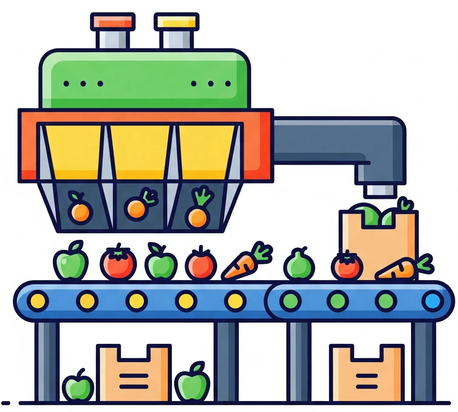 Algriculture Grinding & Sorting Machine